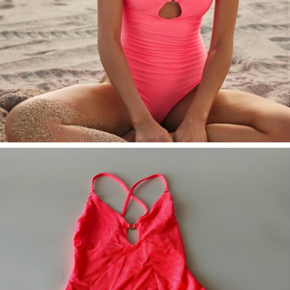 Kids Pink One Piece Swimsuit